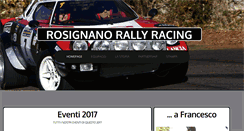 Desktop Screenshot of 3r-rosignanorallyracing.it